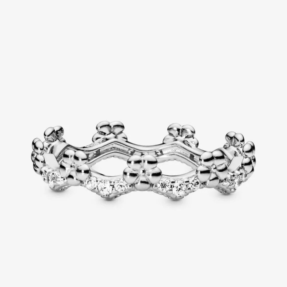 Authentic Pandora Flower Crown Ring